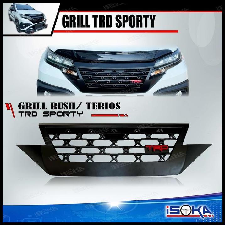BEST DEAL GRILL DEPAN MOBIL ALL NEW RUSH / ALL NEW TERIOS 2017 - 2024 MODEL TRD SPORTY 