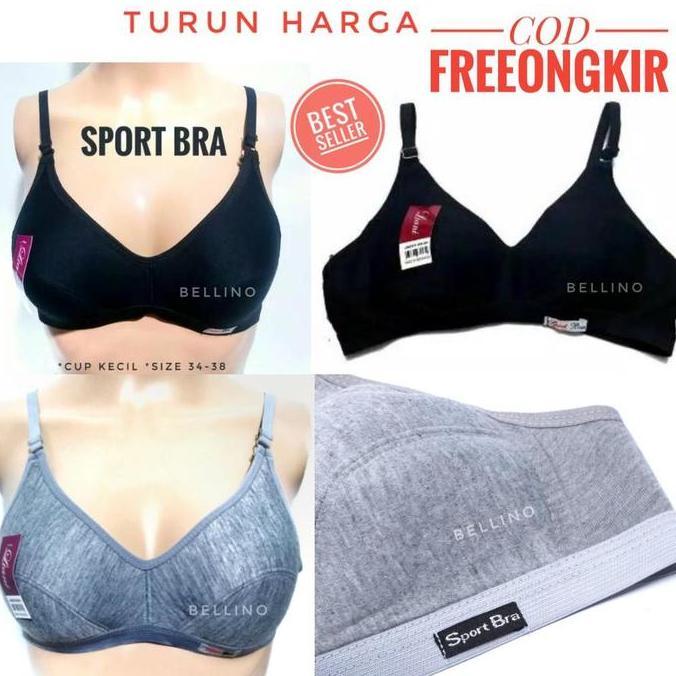 IVSHOP - Bra Sport Remaja Cup Kecil Tanpa Kawat Size 34-38 / Sport Bra Misty Size 34 36 38 Cup Kecil