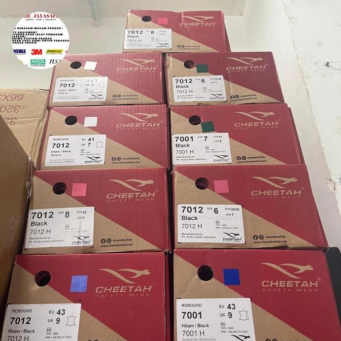 Sepatu Cheetah 7012H ORIGINAL SEPATU Safety Cheetah Model Pendek Tali murah