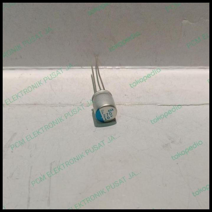 BEST DEAL 2658 ELCO ELKO KAPASITOR CAPACITOR SOLID 270UF 270 UF 16V 16VOLT 
