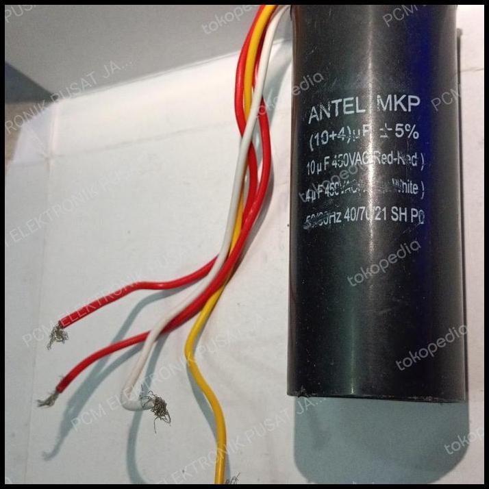 HOT DEAL 2562 KAPASITOR CAPACITOR MESIN CUCI ANTEL MKP 10+4UF 10+4 10UF+4UF 