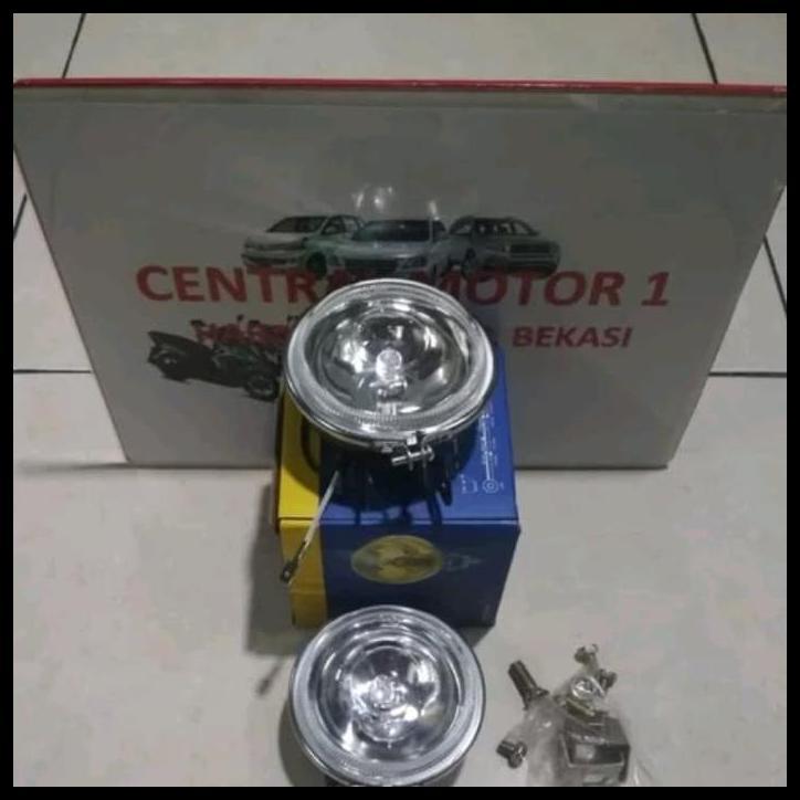 BEST DEAL FOG LAMP H3. 12V. 55W WARNA PUTIH BESAR 9 CM 
