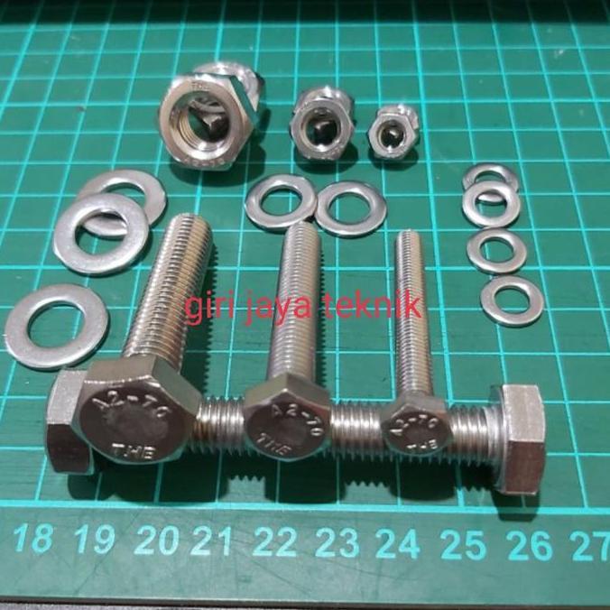 baut mur stainless 1030/baut mur ss304 1030