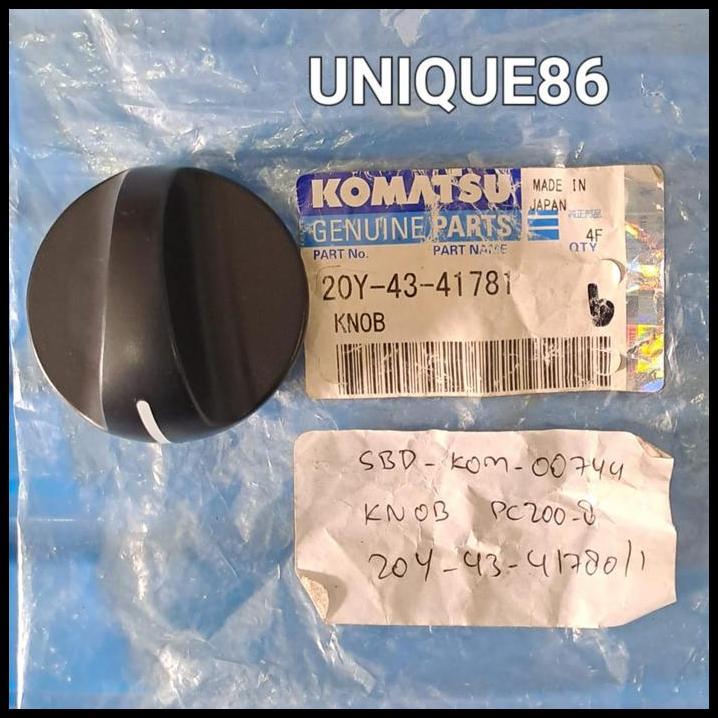 TERLARIS KNOB 20Y-43-41781 GENUINE KOMATSU 