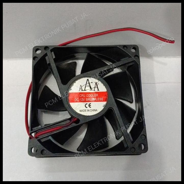 BEST DEAL 2080 FAN KIPAS AAA 12V 12VOLT 12 VOLT 2PIN 2 PIN 8CM 8 CM 8X8 