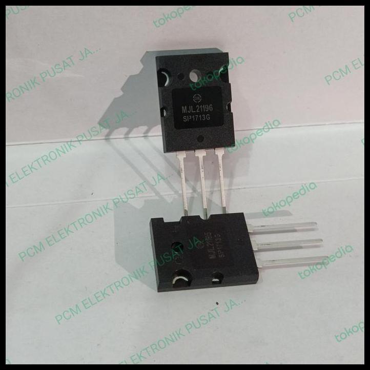 DISKON 1675 TRANSISTOR TR FINAL MJL21195 MJL21196 MJL 21195 21196 ASLI ORI