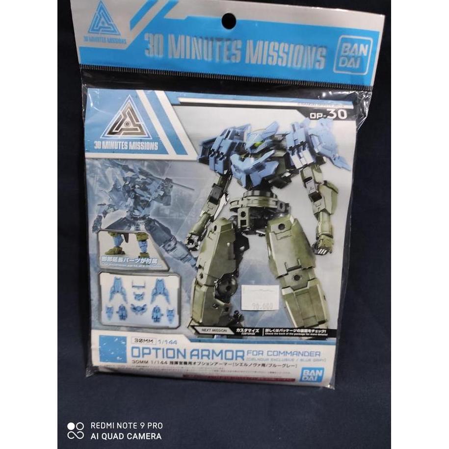 30MM 1/144 OPTION ARMOR FOR COMMANDER [CIELNOVA EXCLUSIVE/ BLUE GRAY]