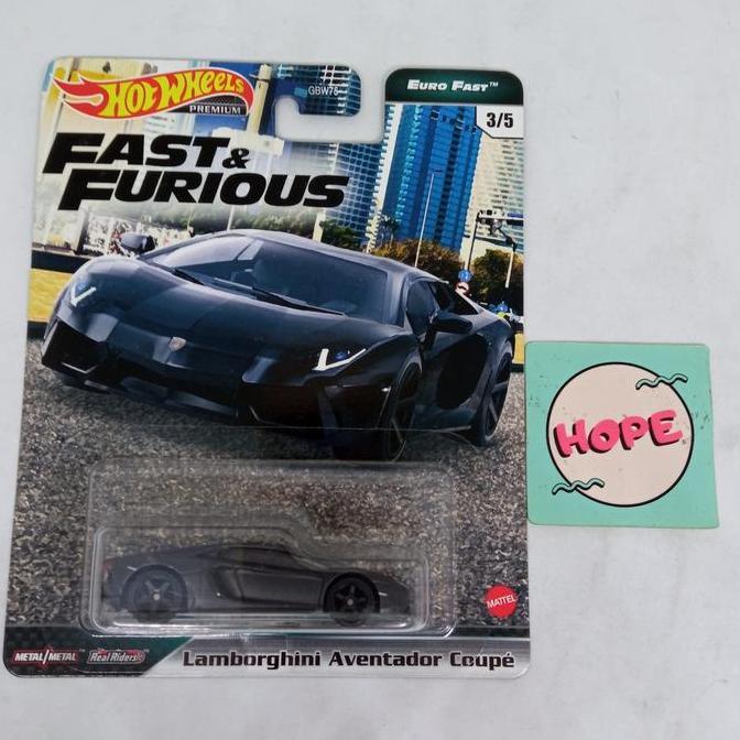 Hot Wheels Premium Fast & Furious Lamborghini Aventador Coupe Original