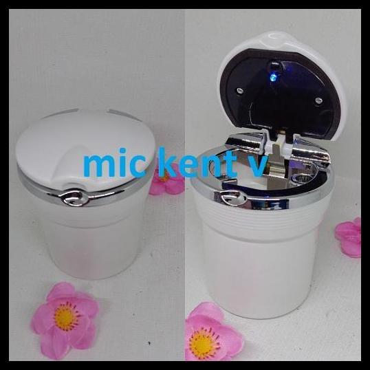DISKON ASBAK LED MOBIL/ASBAK ROKOK PUTIH POLOS ALL NEW AVANZA XENIA 