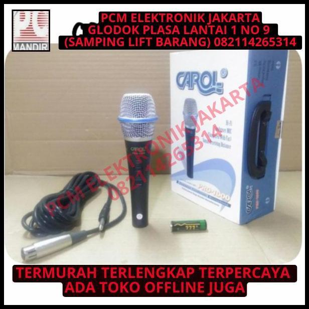 TERMURAH MIC MICROPHONE MICROFON KABEL CONDENSER KUALITAS TAIWAN CAROL PRO 1000 