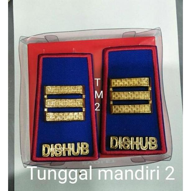 Tanda pangkat dishub gol 3 C lis merah