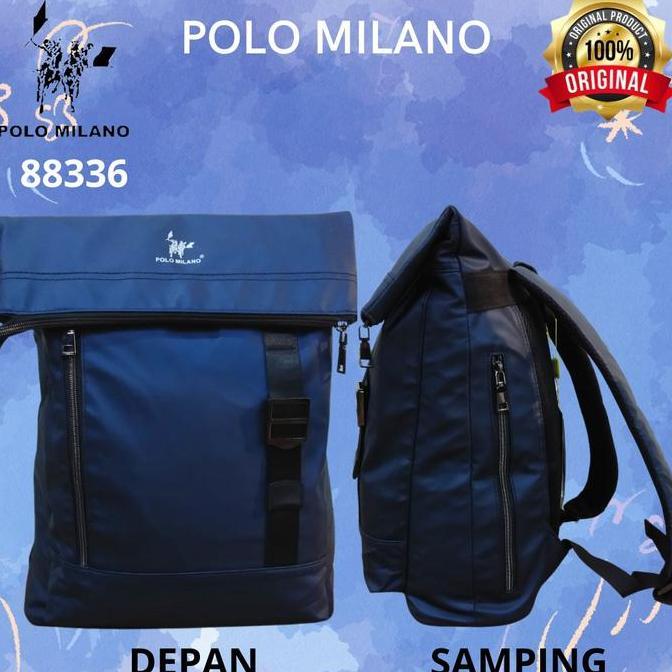 Tas Ransel Pria Wanita Import POLO MILANO 88336 ORINAL