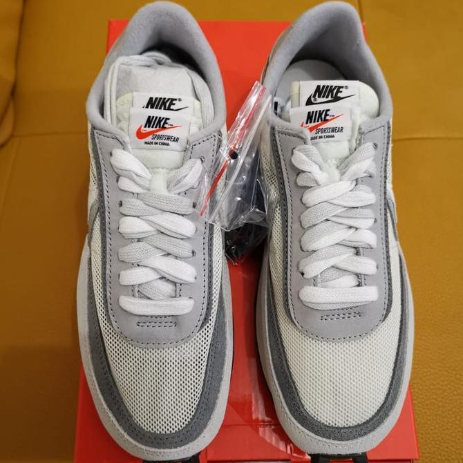 Nike x Sacai LDV Waffle White Grey - READY SIAP KIRIM