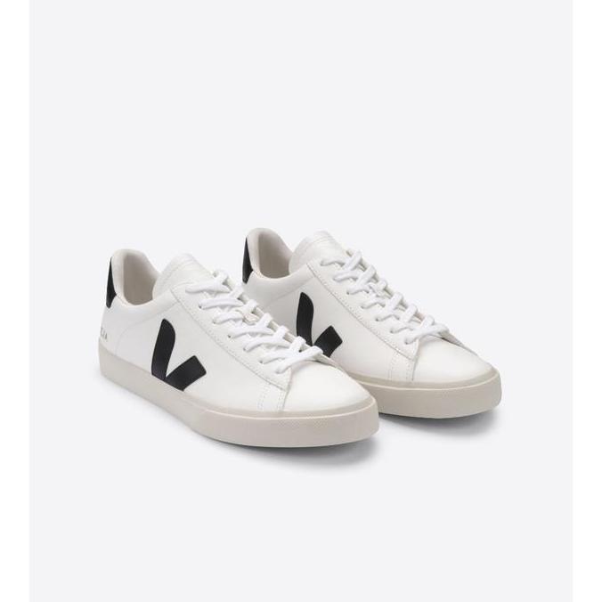 SNEAKER - VEJA CAMPO - WHITE BLACK (SEPATU)
