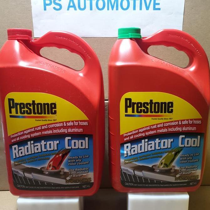Qohahruns - Radiator Coolant Prestone 4 Liter Merah Atau Hijau