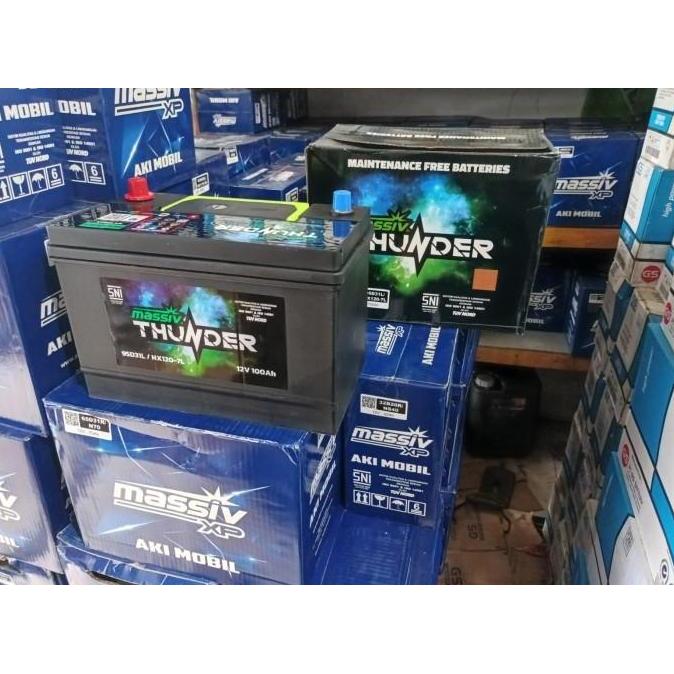 AKI MOBIL MITSUBISHI PAJERO MASSIV THUNDER NX120-7L 95D31L 105D31L Terlaris