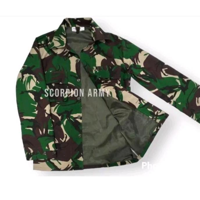 Baju PDL TNI Velbed Sritex 888 Full Perkeras Pakai Puring