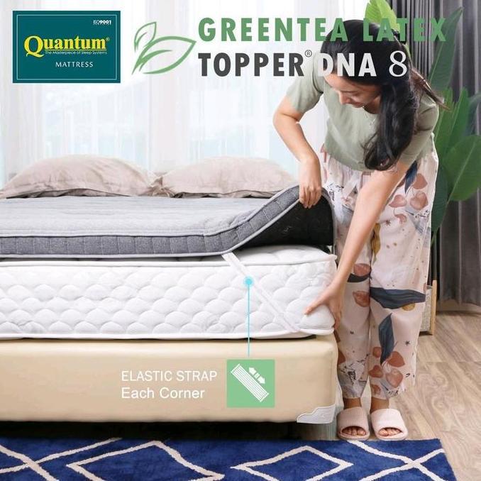 Sleep- Quantum Matras Topper Greentea Latex Dna 8 Busa Furniture