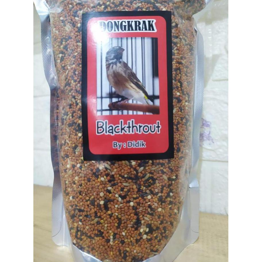 Tqs Dongkrak Blackthroat 500 Gram Pakan Burung Berkualitas Blackthroat & Sanger Mozambik Makin Gacor