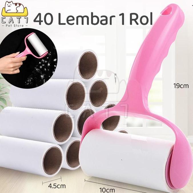Xioxia- Sticky Roll Pembersih Bulu Roller Pembersih Bulu Kucing Refill Pembersih Bulu Kucing Rol Bul