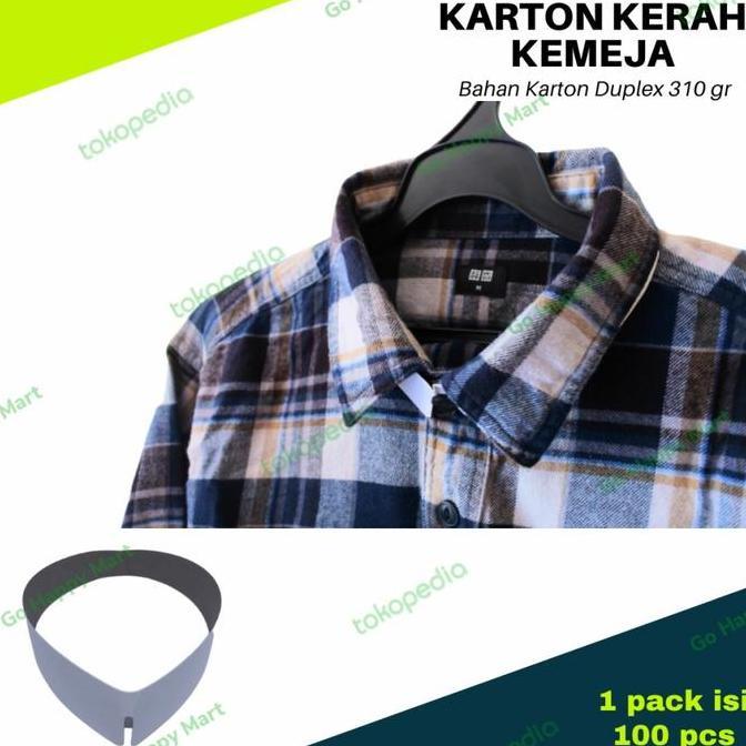 Xioxia- Karton Kerah Kemeja Karton Hanger Celana