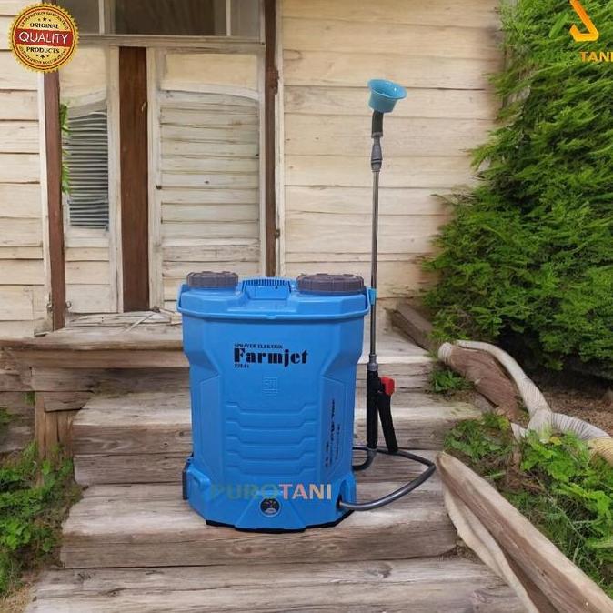 Farmjet Tangki Semprot Sprayer Elektrik Baterai Cas 16 Liter 12V 8Ah Automatic Spray System