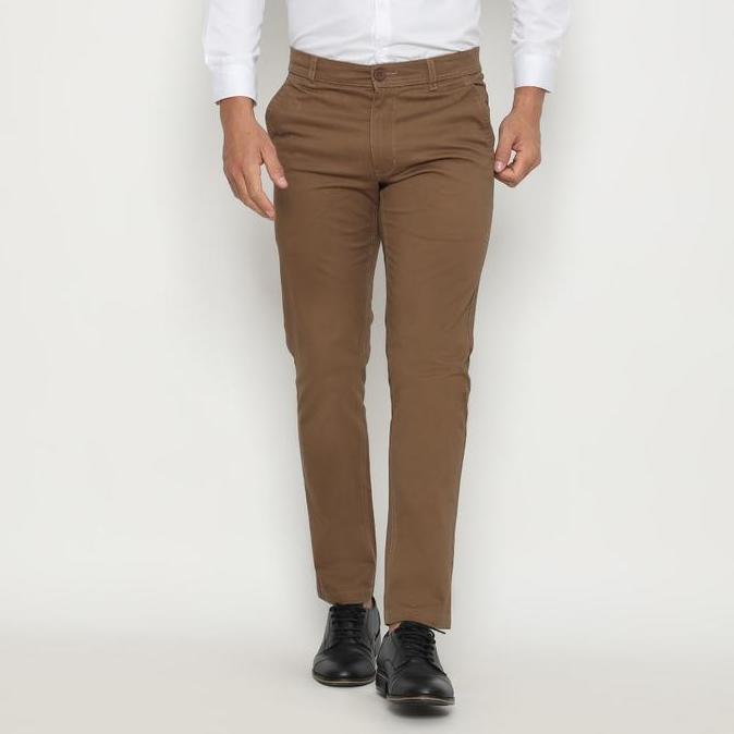 Platini Celana Pria Cino Panjang Coklat 588033