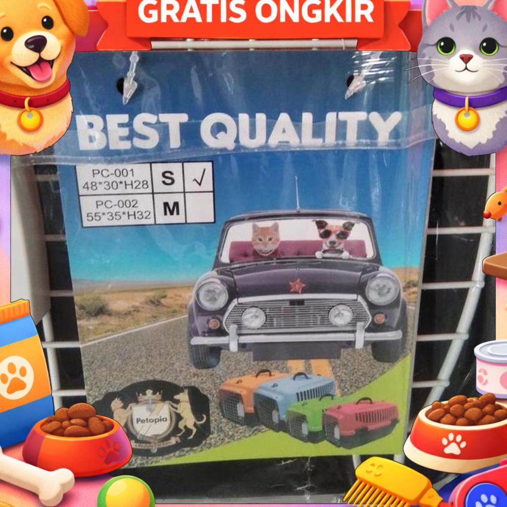 Promo Gojek Pet Cargo Petopia Ukuran S / Canel Box Petopia