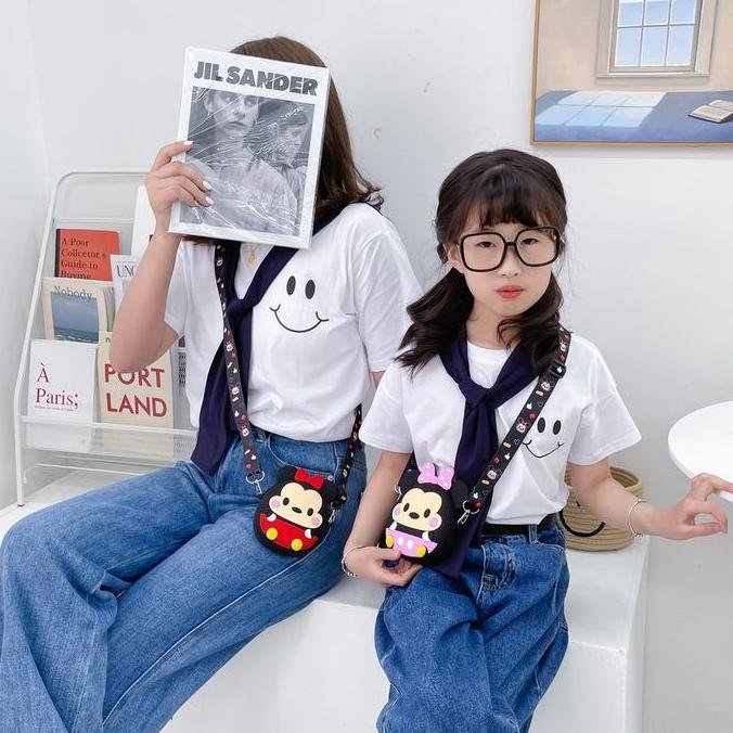 TAS SELEMPANG JELLY IMPOR ANAK PEREMPUAN SANTAI CASUAL TAS SILIKON