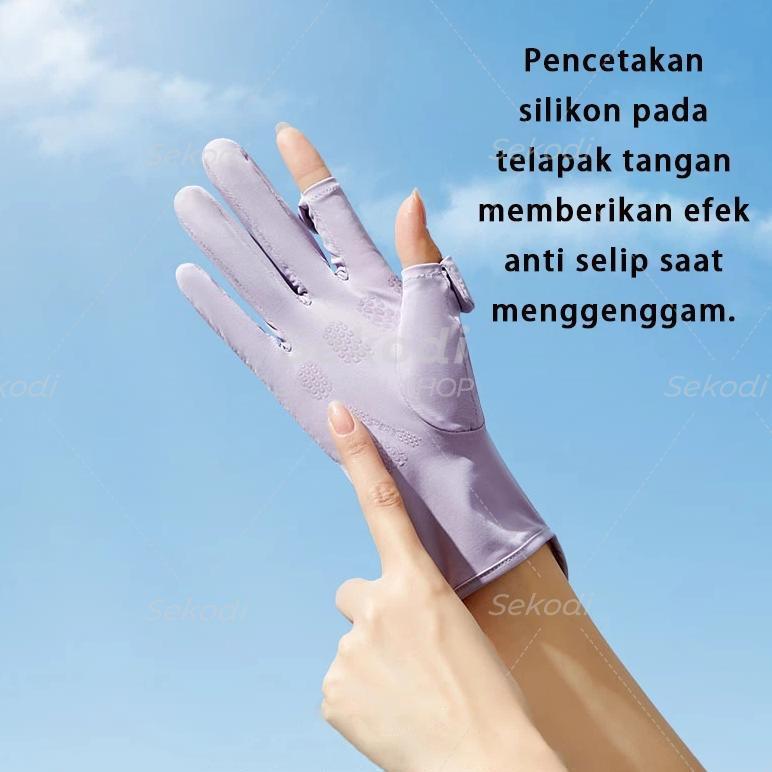 DISKON` SEKODI KAOS TANGAN MOTOR WANITA SARUNG TANGAN MONTOR