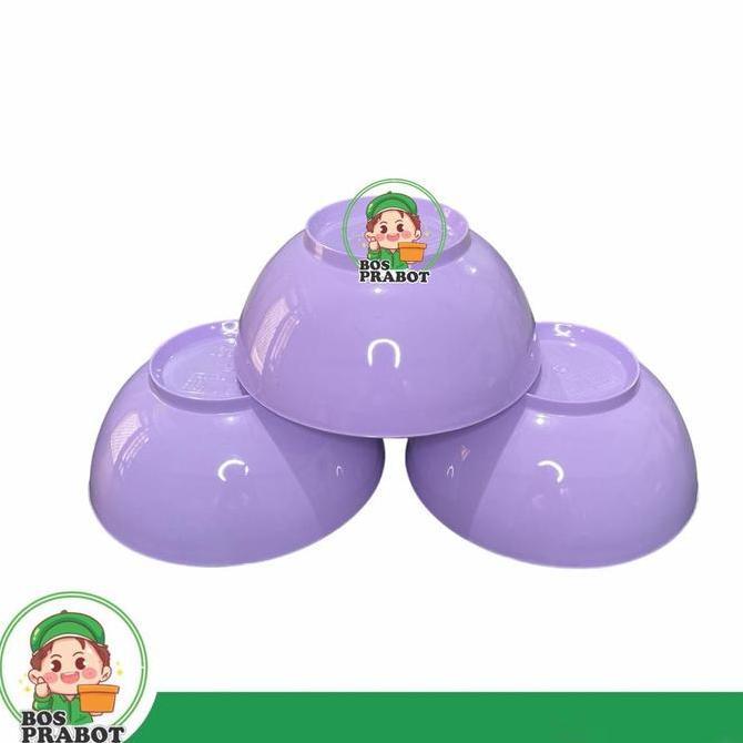 Terpopuler- 6 Pcs Mangkok Bakso Semi Melamin  / Mangkok Semi Melamin Lilac / Mangkok Semi Melamin Pi