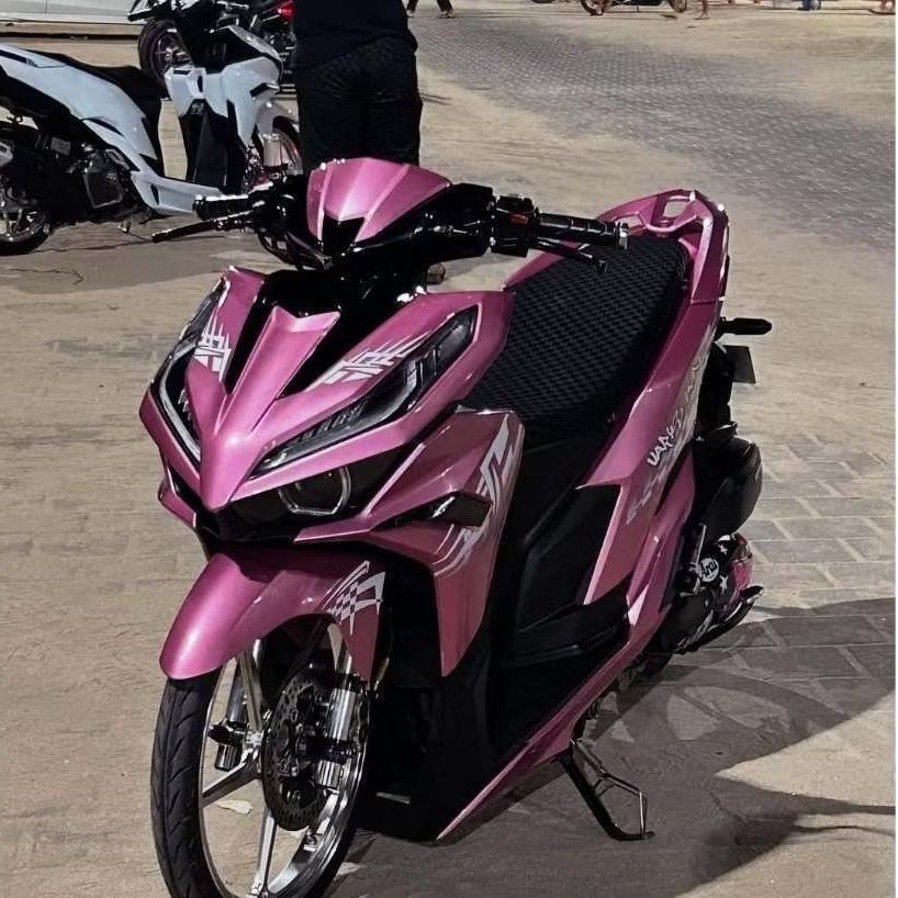 LIMITED` Skotlet stiker motor milenium rose metalik skotlet pink muda candy skotlet soft pink metali