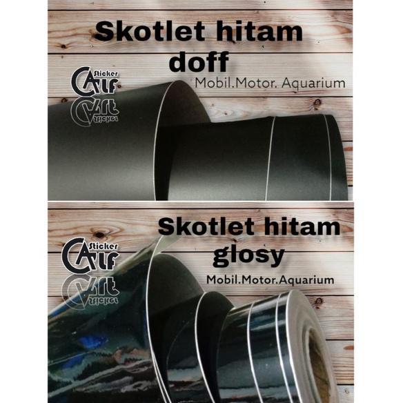 premium` sticker. skotlet hitam glosi/ doff  1 meter skotlet aquarium.sepeda motor.prabotan