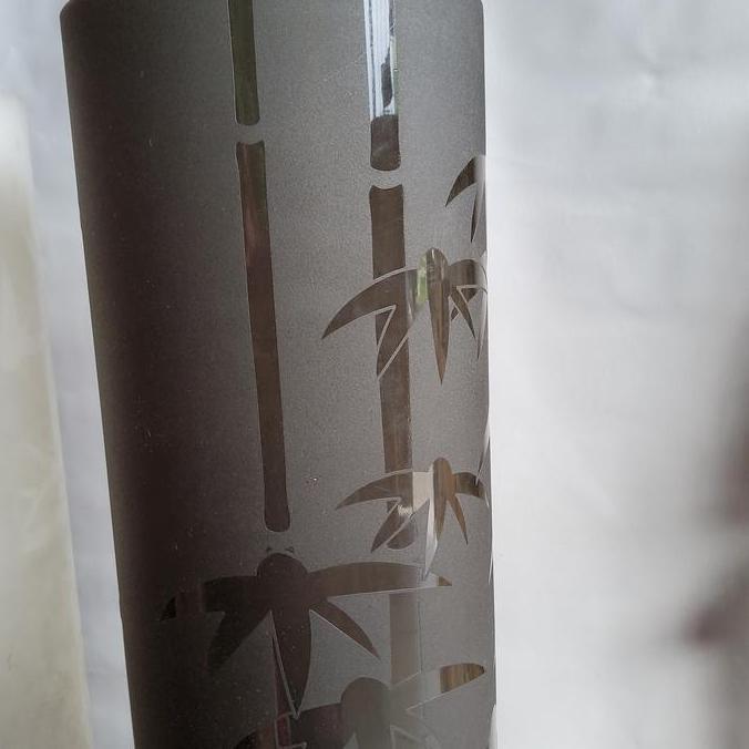 Homemart- Fiber Piber Viber Plat Pagar Plastik Penutup Pagar Motif Bambu Murah