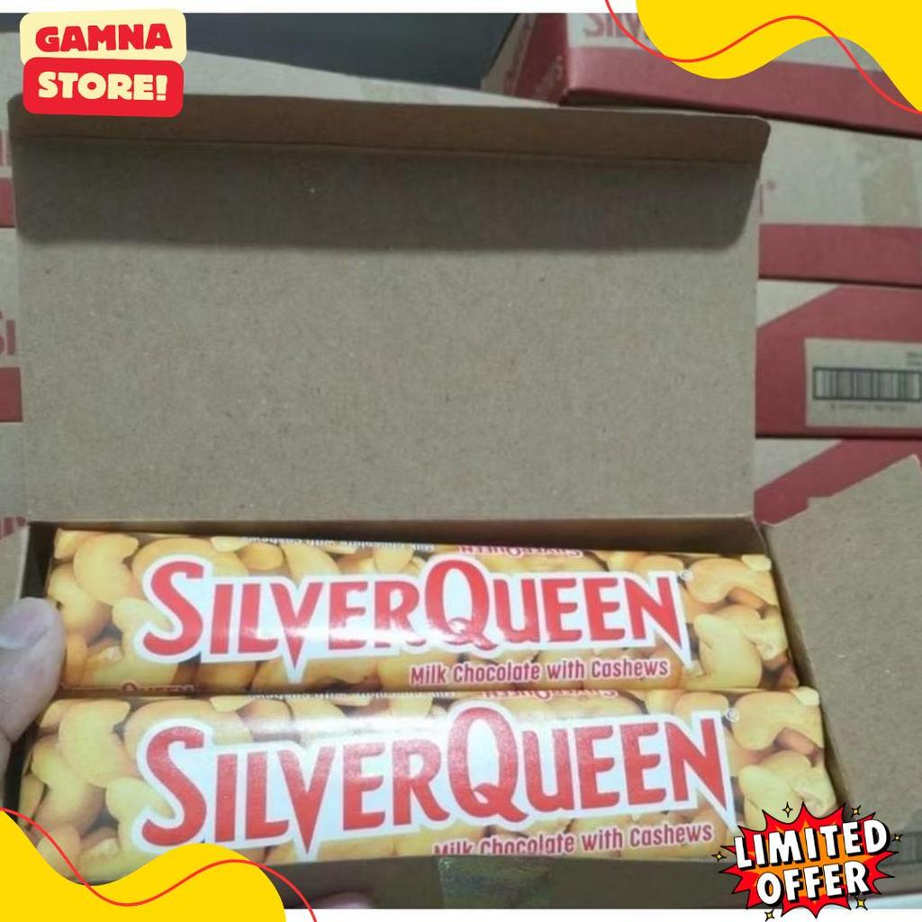 Silverqueen Ukuran Besar 55 Gram Chunky Bar 30 Gr - Coklat Valentine - Silverqueen Cashews