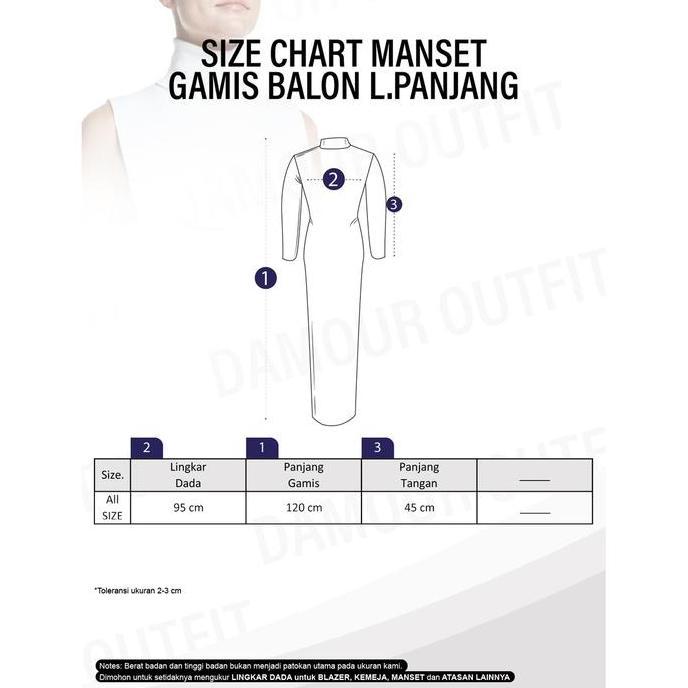 Busananew- Manset Gamis, Manset Gamis Lengan Panjang, Manset Gamis Polos Hal 1