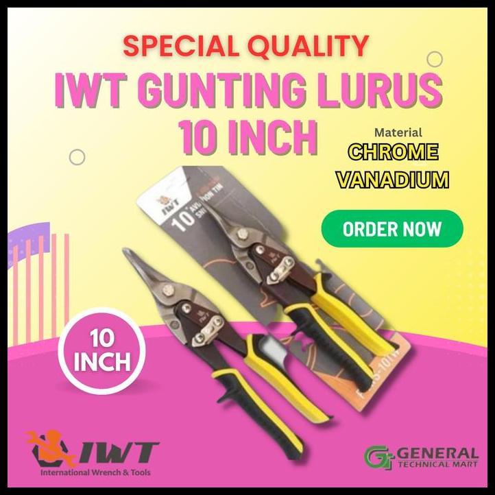 DISKON IWT GUNTING BAJA RINGAN LURUS - AVIATION SNIPS HOLLOW SENG JAPAN 