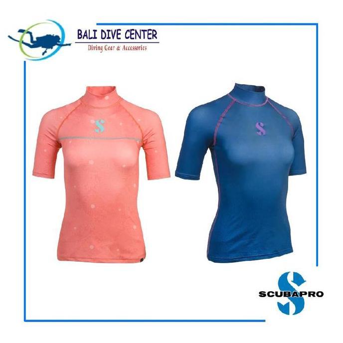 SCUBAPRO Rash Guard T-Flex 50 Upf Short Sleeve Women Outdoor