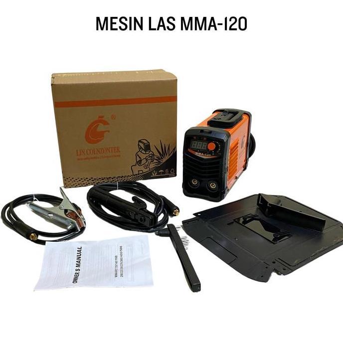 Weldeflow- Mesin Las Mma-120 Alat Las Besi Mini 450W Travo Las