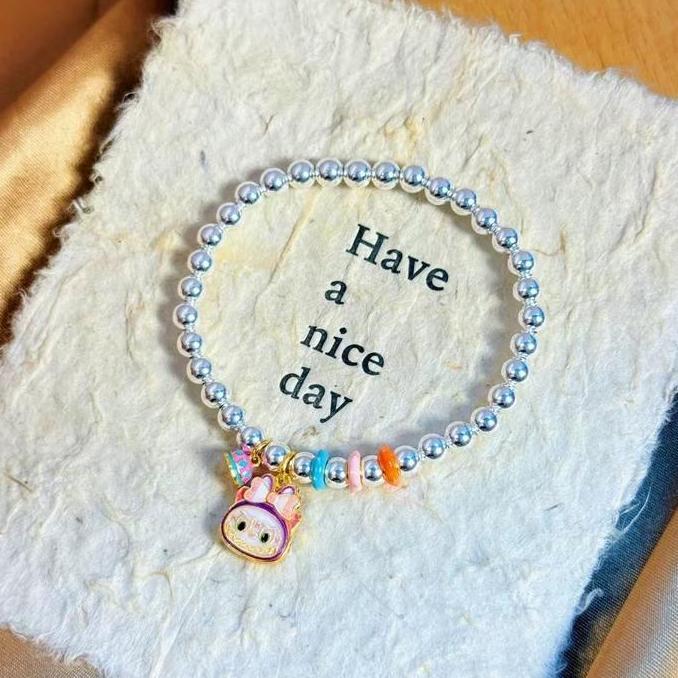 Yxcx- Gelang Perak Sterling S925, Gelang Lucu, Cocok Untuk Hadiah Ulang Tahun Anak Perempuan, Gelang