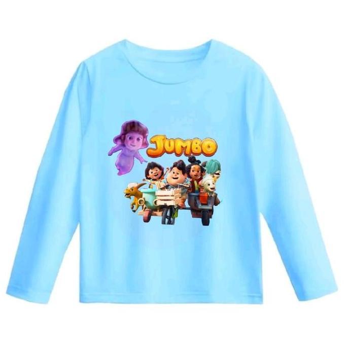 J2_Tasya - Baju Kaos Lengan Panjang Anak Remaja Dan Dewasa Motif Jumbo