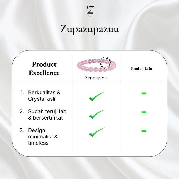 Yxcx- Zupazupazuu Adjustable Regular Bracelet Ii - Gelang Crystal Bracelet Platinum Silver Gold 6Mm 