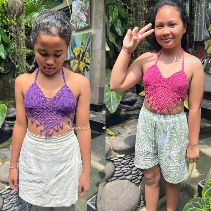 Bikini Anak Bikini rajut anak Bra rajut bali