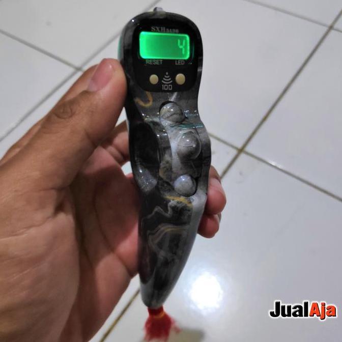 Youai- Tasbih Digital Alarm Bunyi Beep 100 Motif Marmer Dan Kayu + Lampu Led Premium Alat Hitung Fin