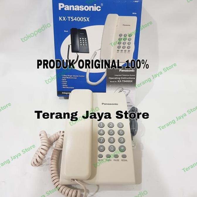 Callbe- Telepon Kabel Panasonic Kx-Ts400Sx Pesawat Telepon Panasonic Kx-Ts400
