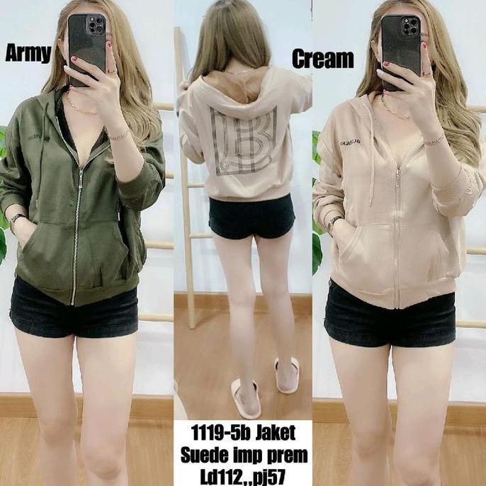 Saless Jacket Suede Wanita Import / Korean Sytles Woman Clothes Polos Jaket Cewek