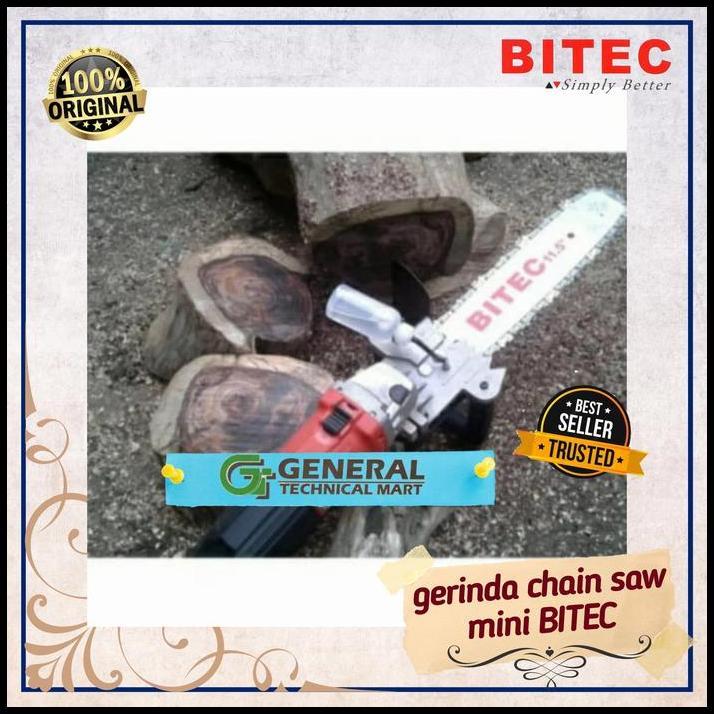 BEST DEAL PAKET GERINDA CHAIN SAW MINI BITEC MESIN GERGAJI KAYU MINI MURAH 