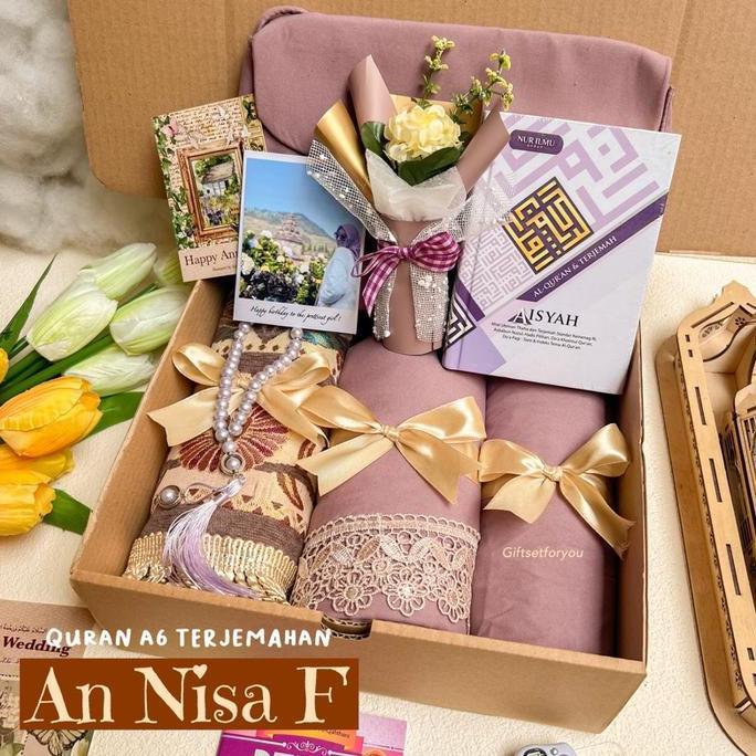 DISKON HAMPERS MUKENA WANITA KADO PRAYER SET FEMALE HADIAH ALAT SOLAT WANITA SET SESERAHAN KADO ISTR