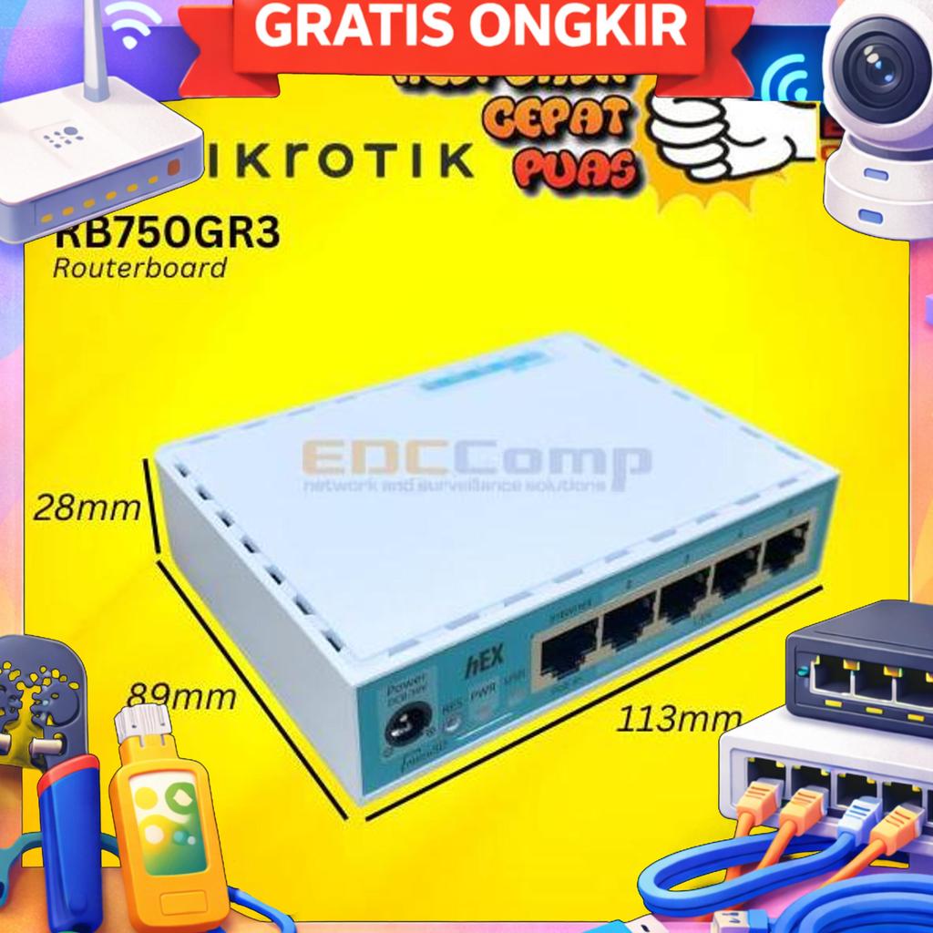 Mikrotik Rb750Gr3 Hex / Rb750Gr3 Hex Router Mikrotik