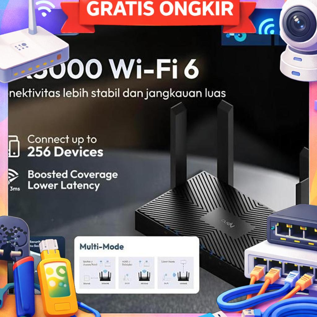 Cudy Wr3000 Ax3000 Gigabit Mesh Wi-Fi 6 Router / Wr 3000 Ax 3000